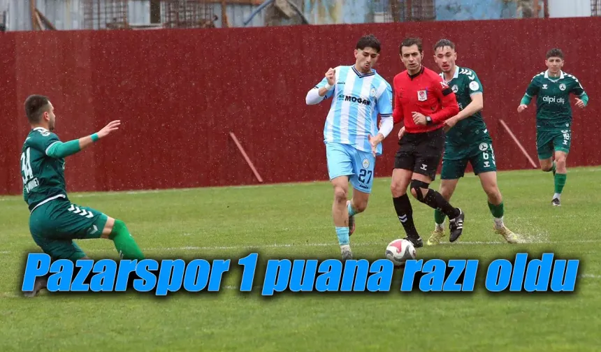 TFF 3.Lig: Pazarspor: 0 - Giresunspor:0