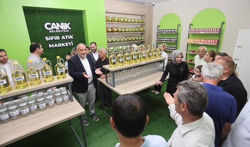 Başkan Sandıkçı: 'Canik'te 5 ton atık geri dönüşüme kazandırıldı'