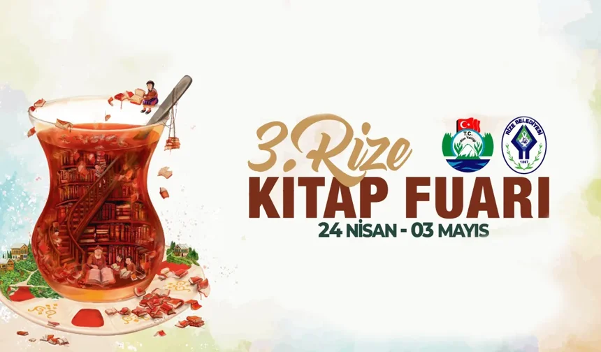 3. Rize Kitap Fuarı Başlıyor