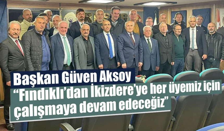Rize’de 'Güven Veren Başkan' Göreve Devam