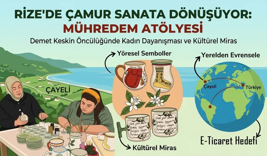 Rize kültürü seramikte hayat buluyor
