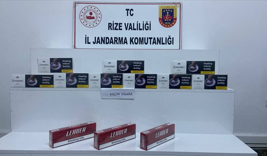 Rize’de Kaçakçılığa Geçit Yok: Jandarmadan Operasyon