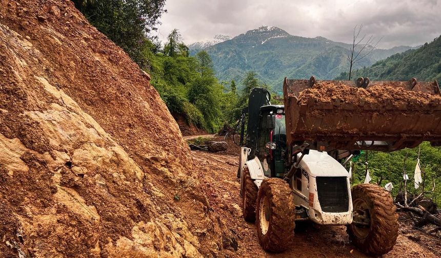 Rize’de Aşırı Yağışlar 27 Köyü Etkiledi