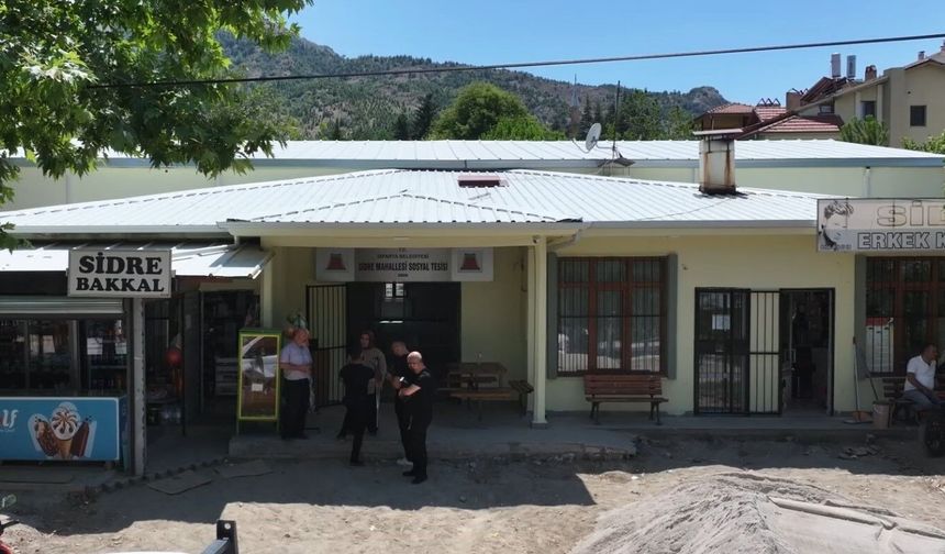 Isparta'da Sidre Mahallesi Sosyal Tesisi yenileniyor