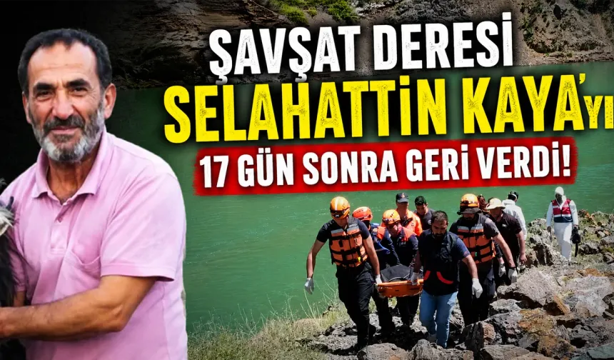 Şavşat Deresi'nde kaybolan babanın cansız bedenine ulaşıldı