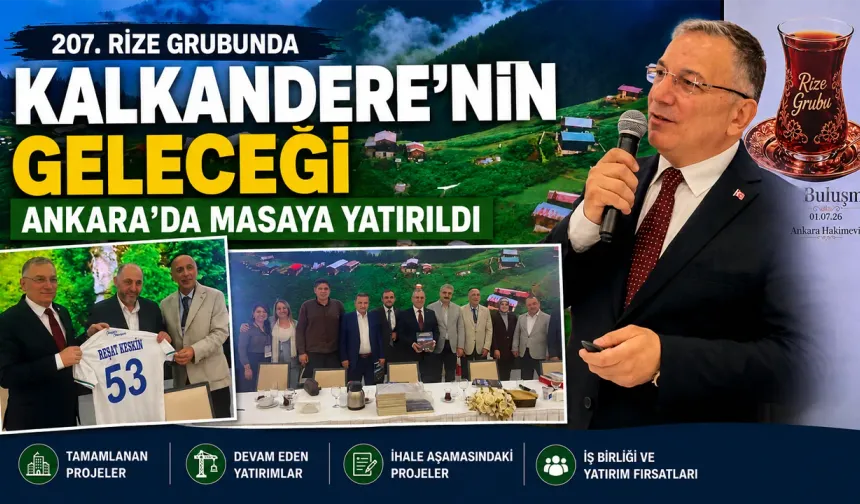 207. Rize Grubu buluşmasında Kalkandere görüşüldü