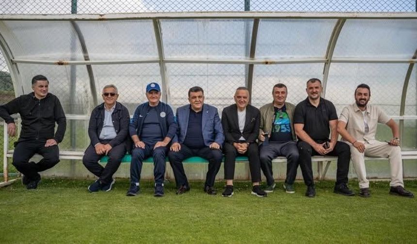 Çaykur Rizespor Yönetimi Erzurum Kampını Ziyaret Etti
