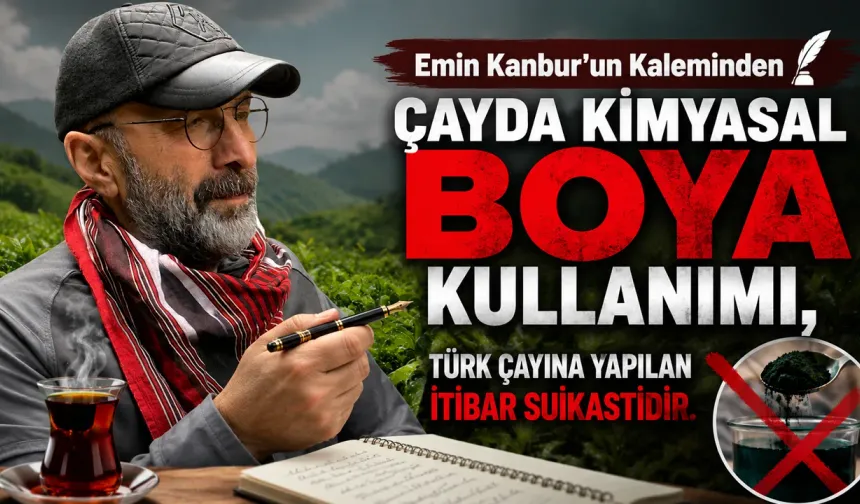 Çayda Kimyasal boya kullanımı, Türk Çayına Yapılan İtibar Suikastidir.