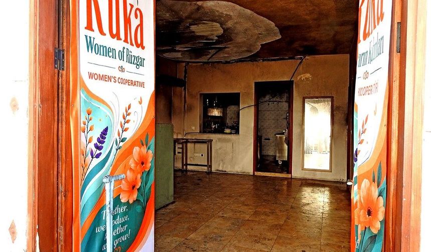 Çeşme'de kadın kooperatifinde yangın tehlikesi