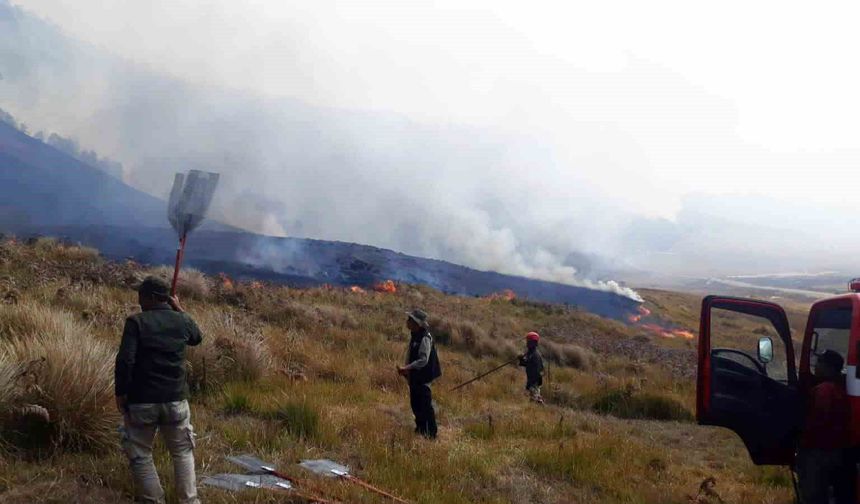 Endonezya'daki Bromo Dağı Milli Parkı'nda günlerdir süren yangın söndürülemiyor