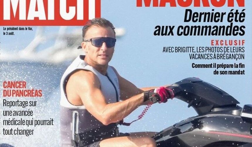 Fransa'da orman yangınları devam ederken, Macron'un jet ski ile fotoğrafı tepki çekti