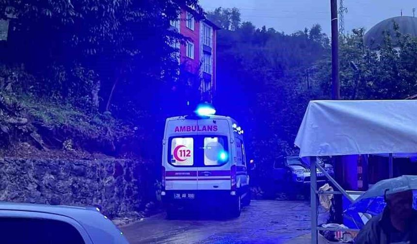 Giresun'da sağanak yağış etkili oldu