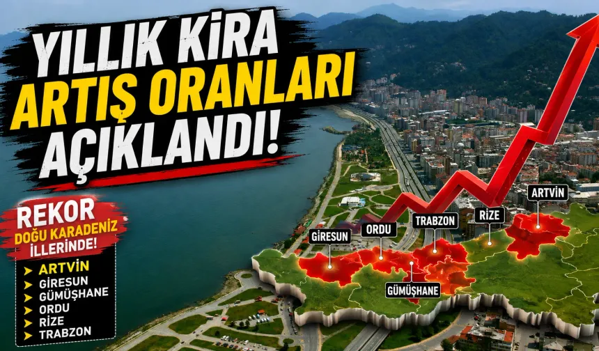 Rize'de 2026' da kira artışları ne kadar oldu