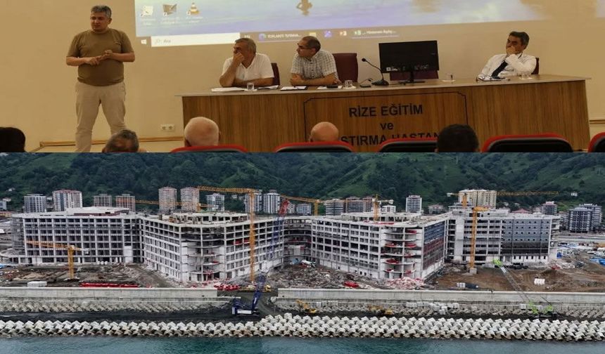 1053 yataklı Rize Şehir Hastanesi'nin son durumu değerlendirildi