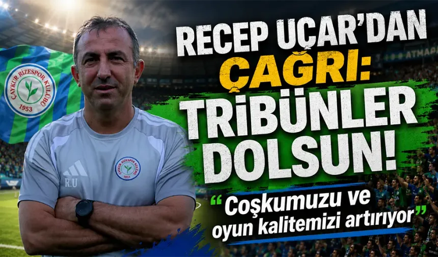 Recep Uçar: 'Evimizde iyi bir sonuç alarak devam etmek istiyoruz'