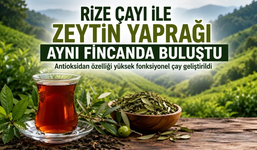 Rize Çayı ile Zeytin Yaprağı Aynı Fincanda Buluştu, Tescili Aldı