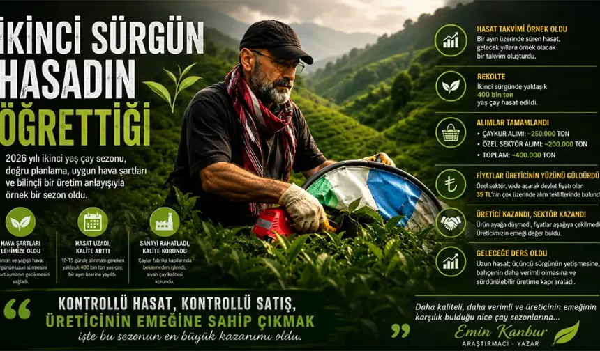 İkinci Sürgünde Örnek Bir Çay Sezonu