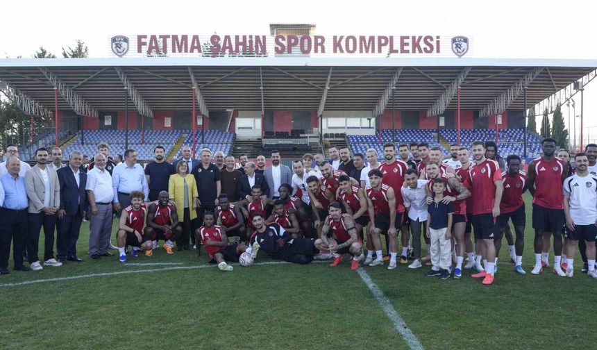 Gaziantep protokolünden, Gaziantep FK'ya moral ziyareti