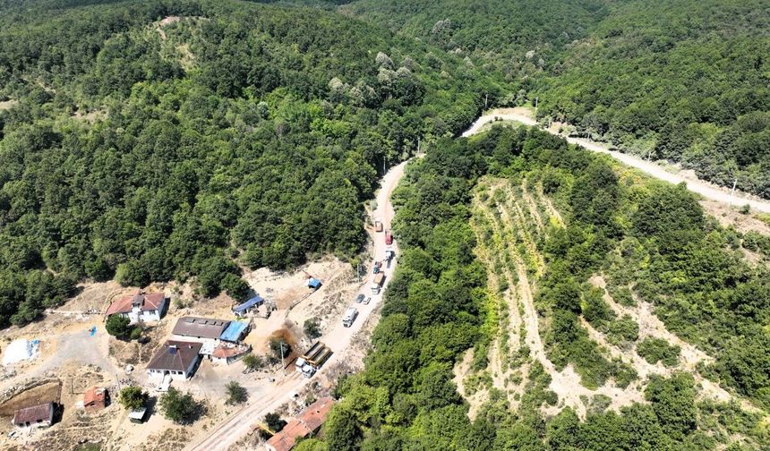 Körfez Asri Mezarlığı'na ulaşım yolu yenileniyor