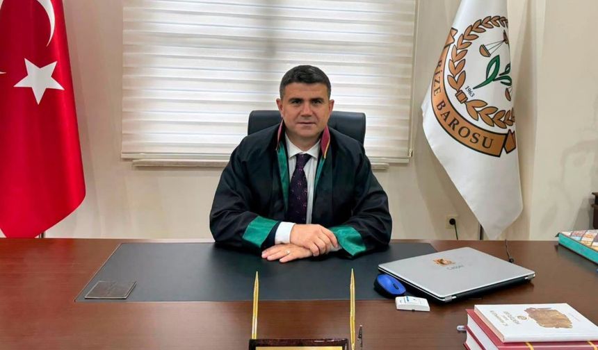 Baro Başkanı Peçe'den Adli Yıl Mesajı