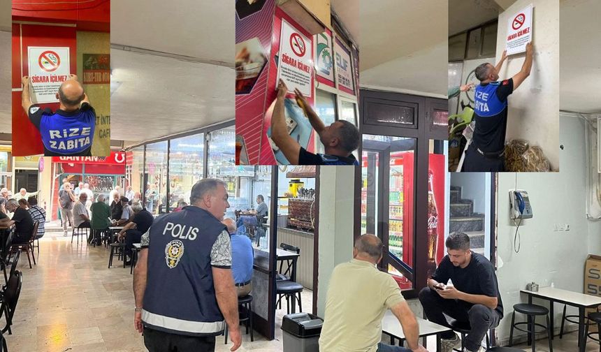 Rize'de Tütün Denetim Ekipleri Sahada