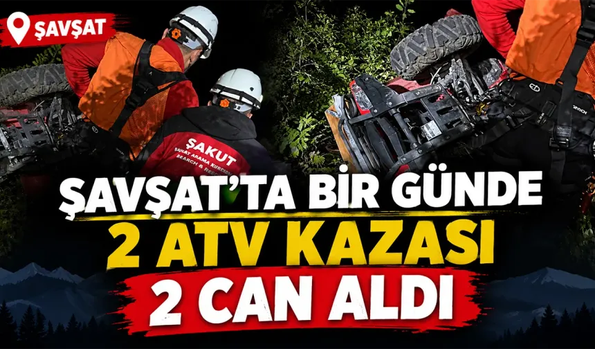 Artvin’de 1 günde 2 ATV kazası: 2 ölü