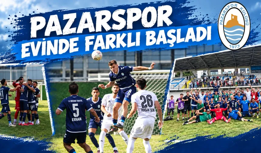 TFF 3. Lig: Pazarspor: 4 - İnkılap FSK: 1