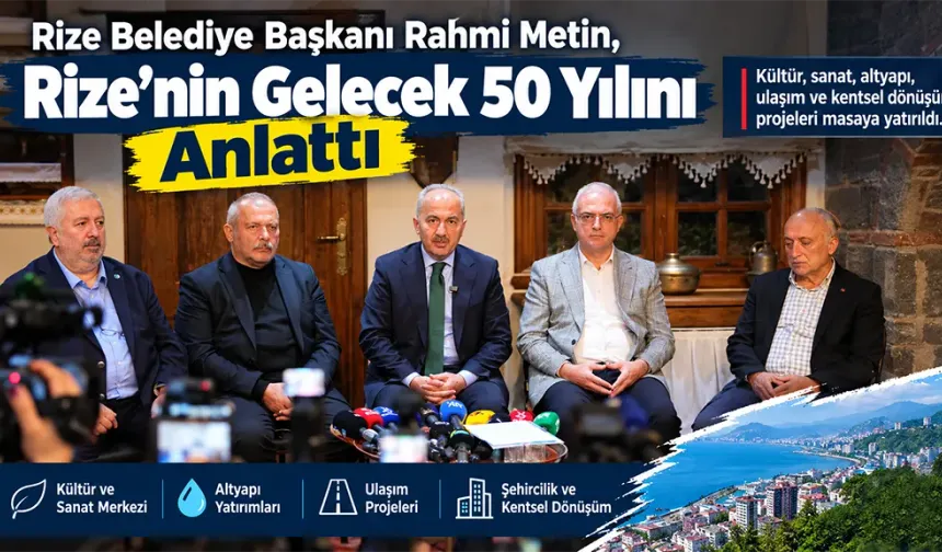 Rize Belediye Başkanı Rahmi Metin Basın Mensupları İle Bir Araya Geldi