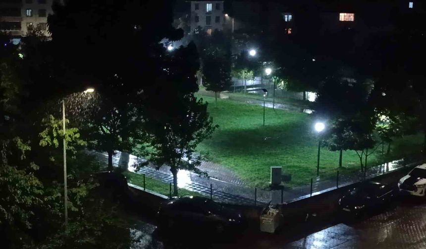 Bingöl'de yağış gece yarısına kadar devam etti
