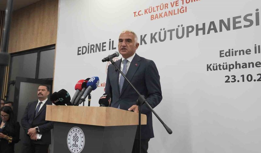 Edirne'ye 8 bin 812 metrekarelik yeni bilgi merkezi