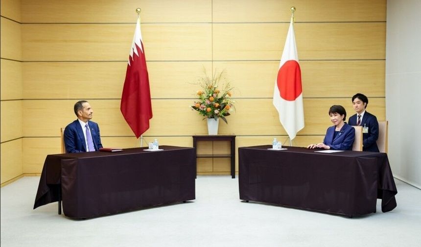 Japonya Başbakanı Takaichi, Katar Başbakanı Al-Thani ile Tokyo'da görüştü