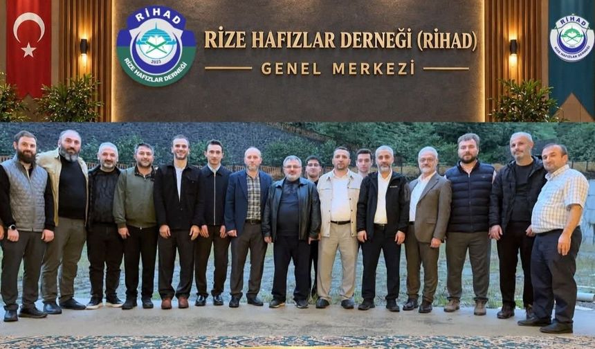 Rize Hafızlar Derneği RİHAD’da İkinci Olağan Genel Kurulunu yaptı