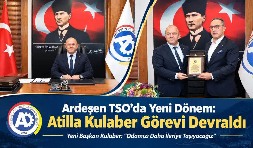 Ardeşen TSO’da Devir Teslim: Yeni Yönetim Göreve Başladı