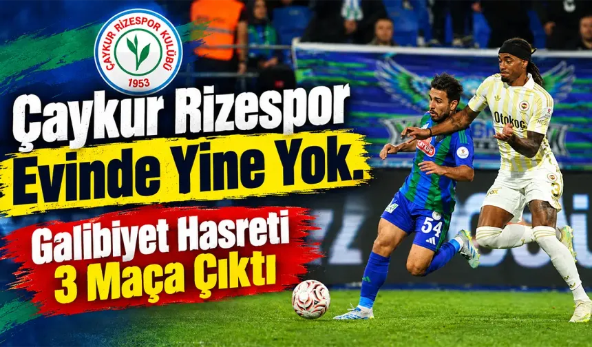 Atmaca Evinde Yine Yok! 3 maçta 0 puan