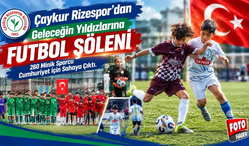 Çaykur Rizespor’dan Geleceğin Yıldızlarına Futbol Şöleni