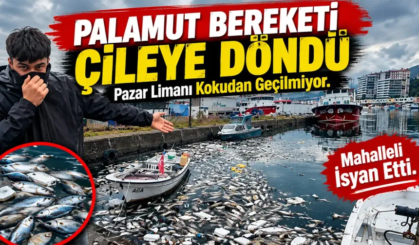 Palamut bolluğu çileye dönüştü, liman balık çöplüğüne döndü
