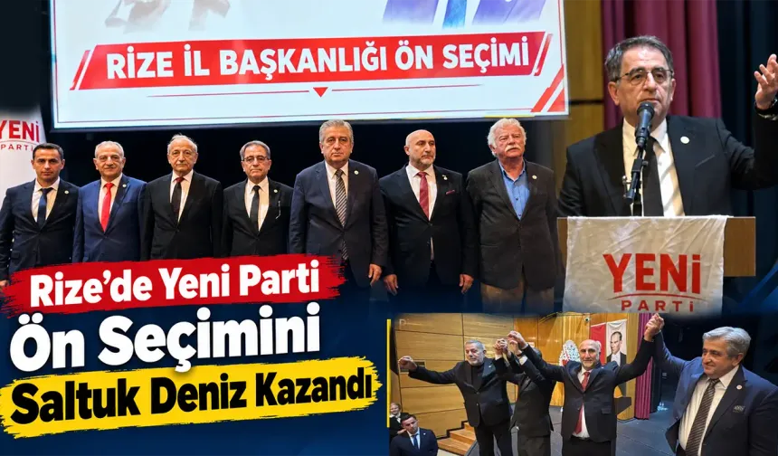 Rize’de Yeni Parti Ön Seçimini Saltuk Deniz Kazandı