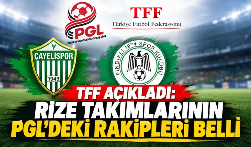 Rize'nin PGL'deki Rakipleri Belli Oldu: İşte Grup