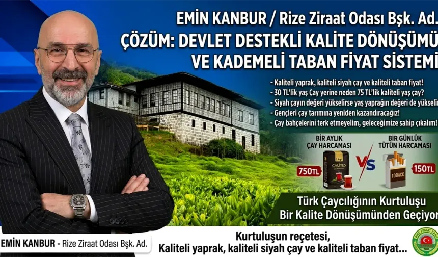 BİRDE BU AÇIDAN BAKARSAK, KALİTELİ YAPRAK, KALİTELİ SİYAH ÇAY, KALİTELİ TABAN FİYAT!