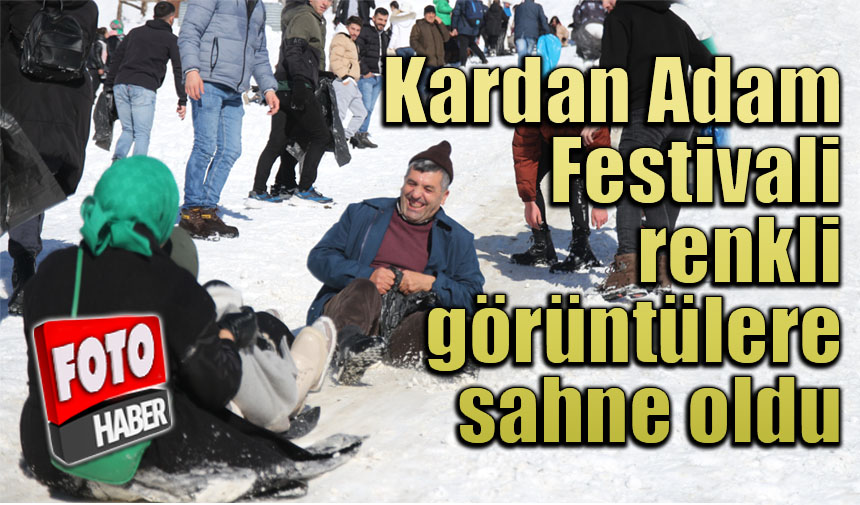 Ayder Kardan Adam Festivali renkli görüntülere sahne oldu