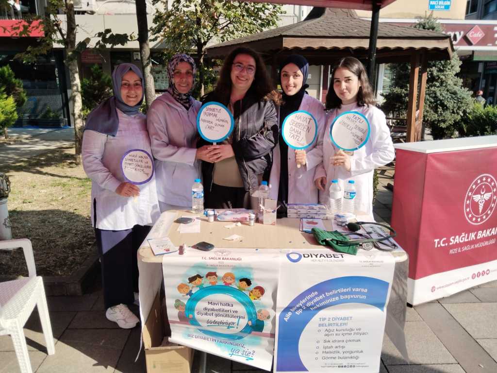 14 Kasım Dünya Diyabet Günü Kapsamında Rize’de Farkındalık Etkinlikleri Düzenlendi (2)