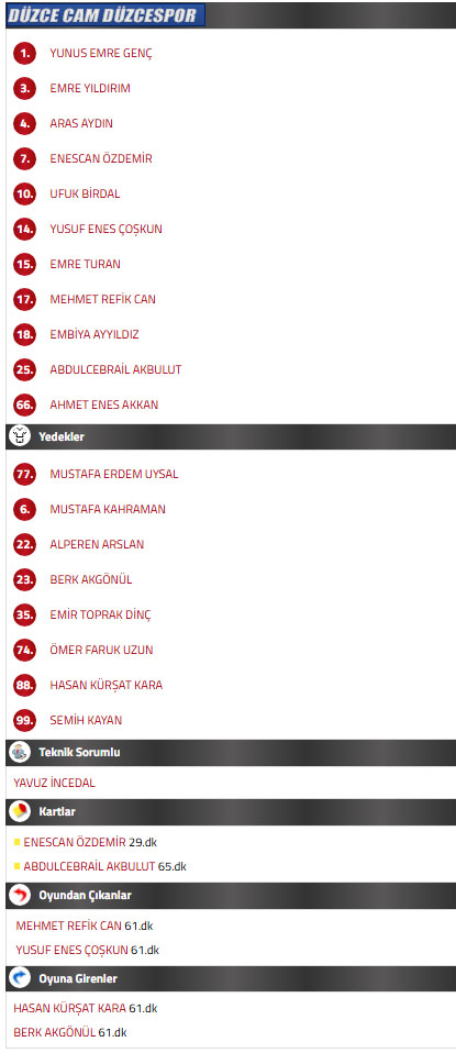 Çayelispor Düzcespor 6