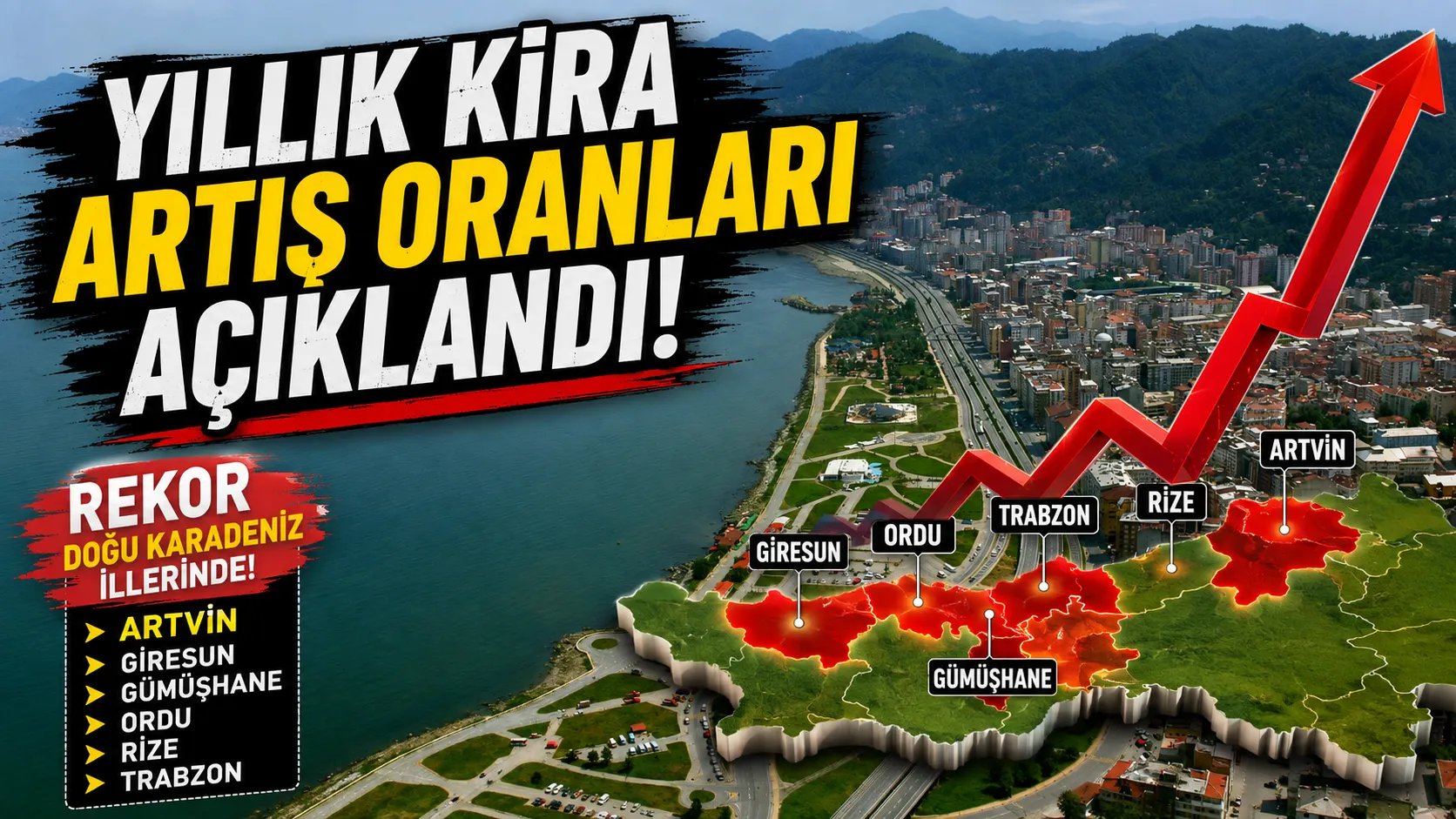 Doğu Karadeniz'de Kiralar Türkiye Rekoru Kırdı