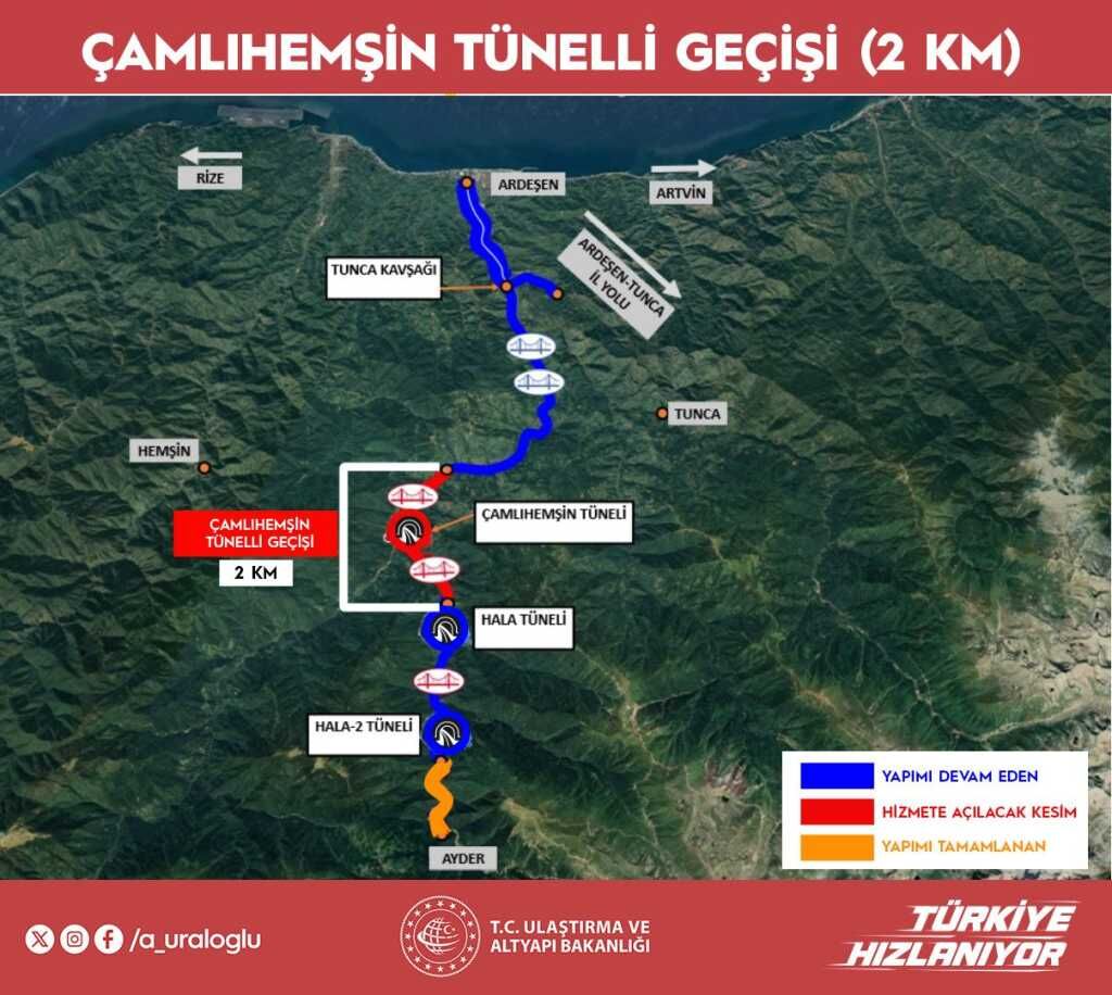 Çamlıhemşin Tüneli 001