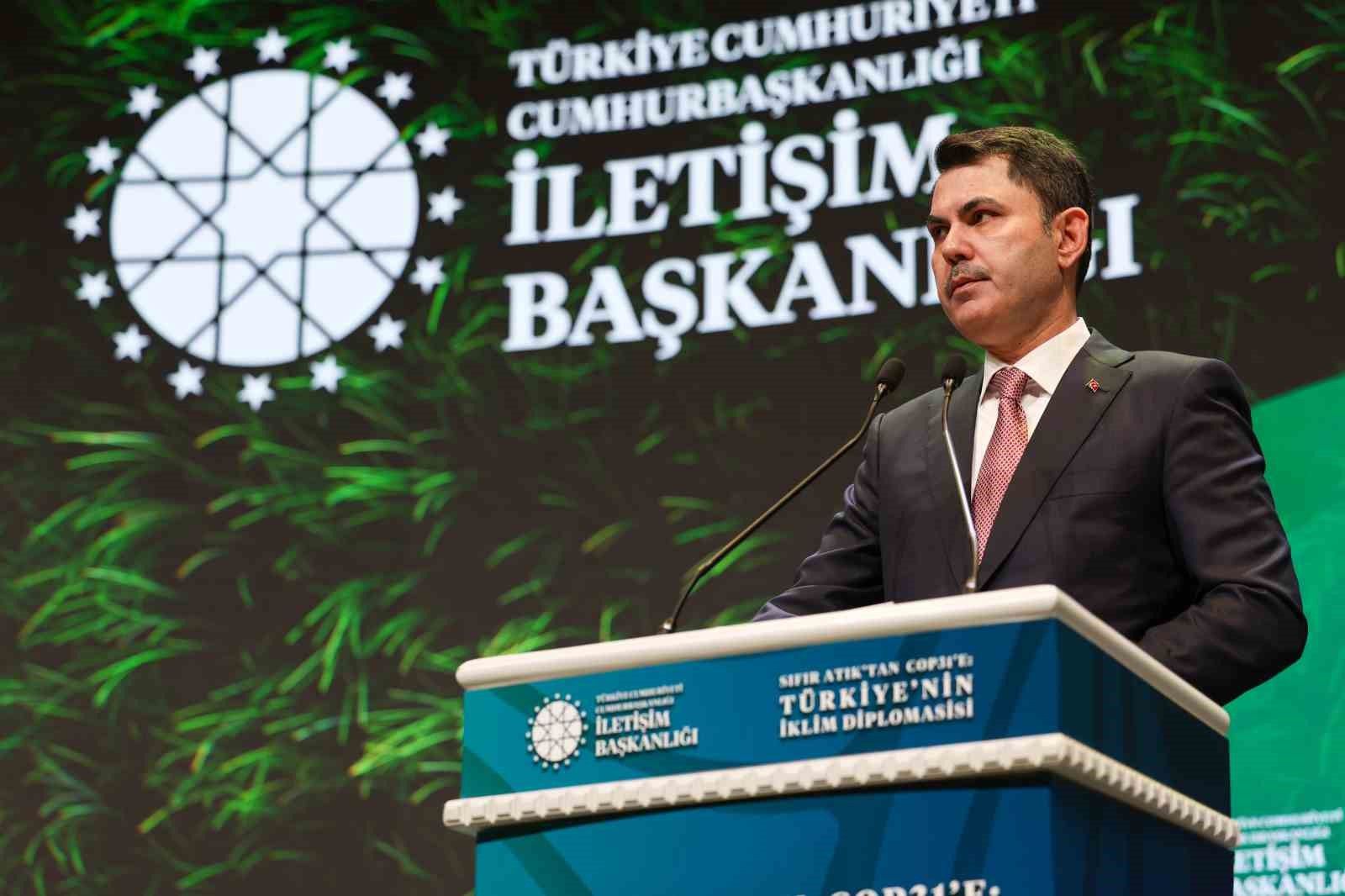 Bakan Kurum: 'Ülkemizin barışçıl diplomasisi COP31'e ilham olacak'