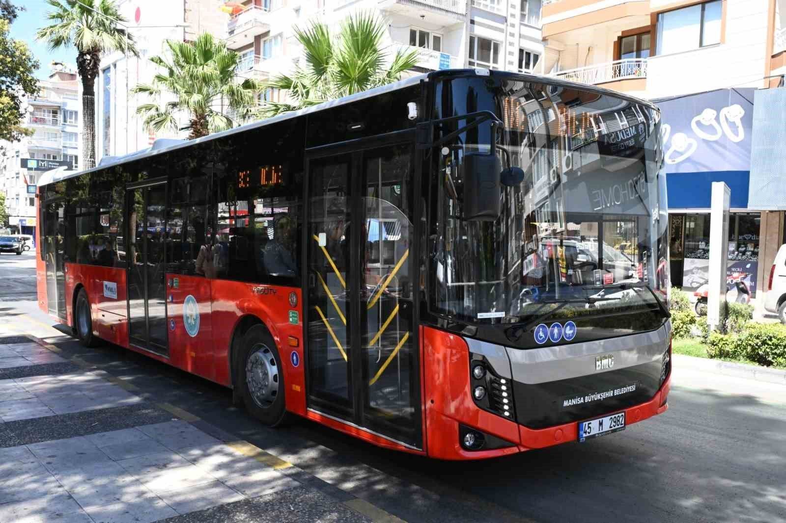 Manisa'da 29 Ekim'de toplu taşıma ücretsiz olacak