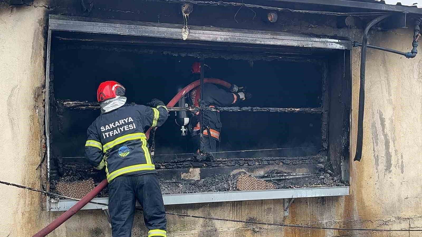 Sakarya'da tavuk çiftliğinde çıkan yangın söndürüldü