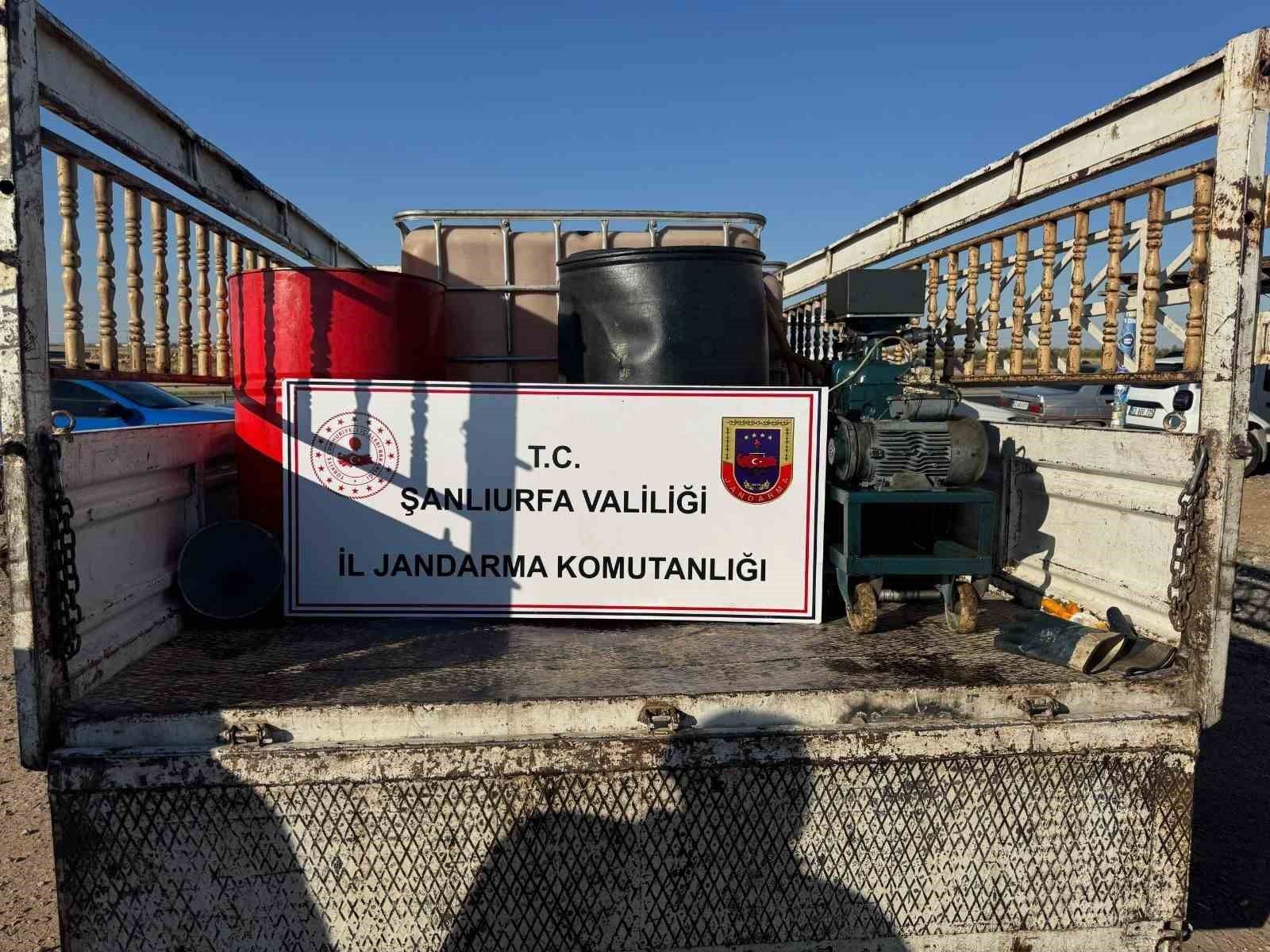 Viranşehir'de 650 litre kaçak akaryakıt ele geçirildi