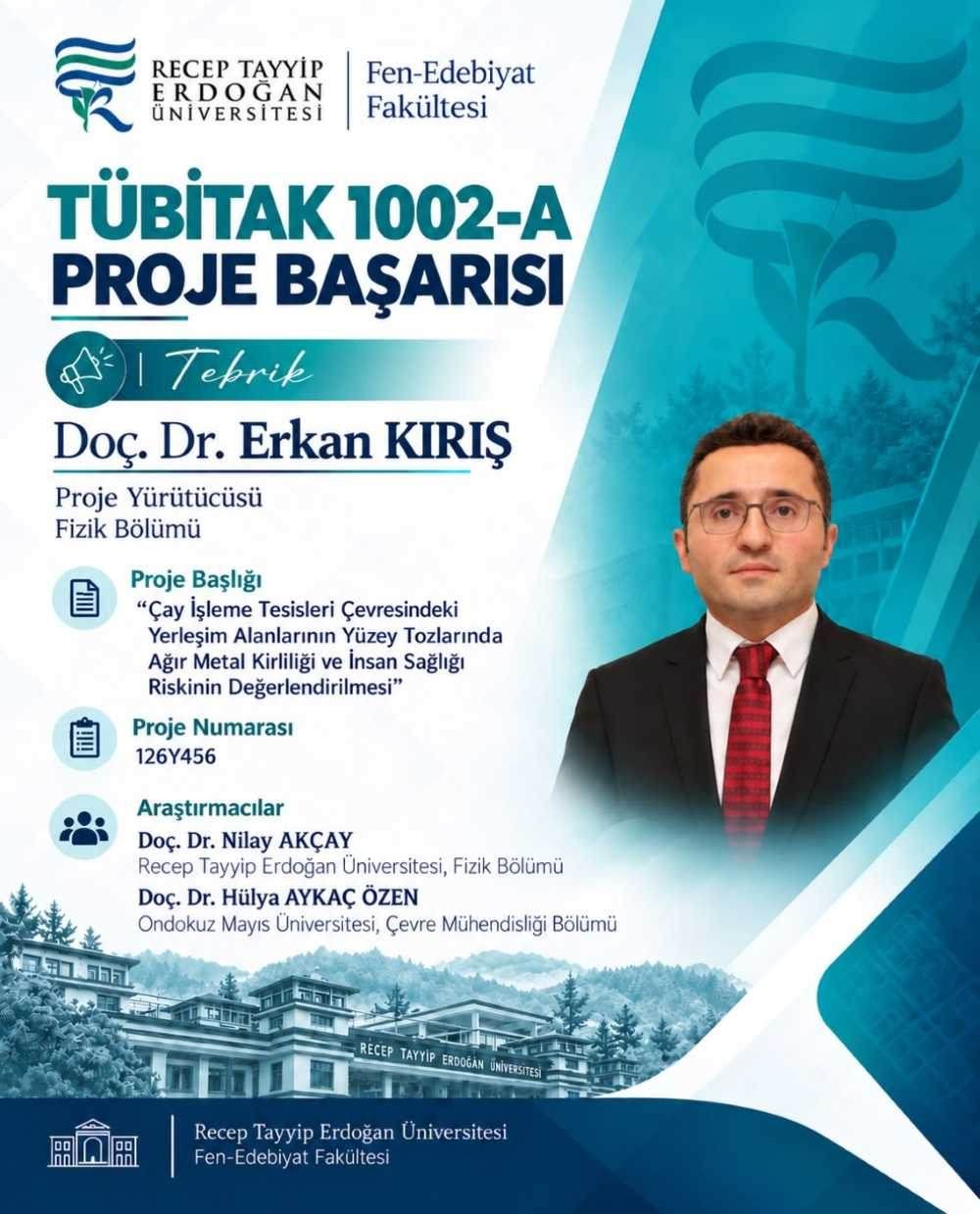 Rize'deki çay fabrikalarının çevresinde yüzey tozları incelenecek,